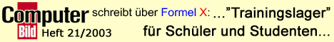 Computer Bild hat unsere Lernsoftware fr gut befunden und zur Schlerhilfe empfohlen